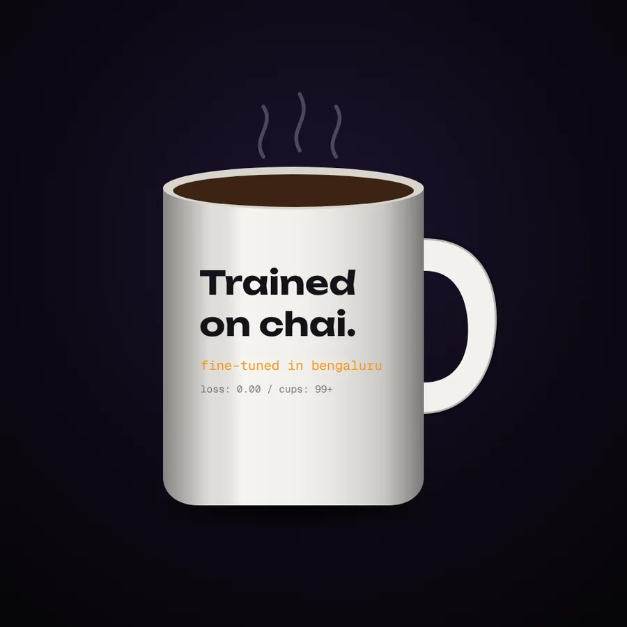 Trained on chai mug